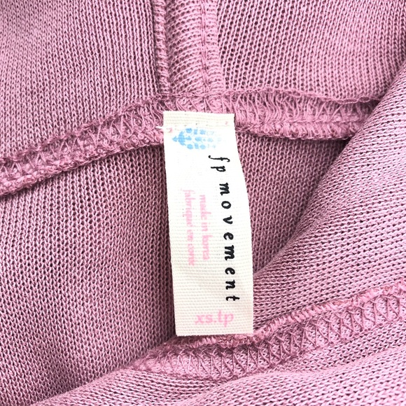 Free People Pink Back Into It Cutout Hoodie - Picture 6 of 9